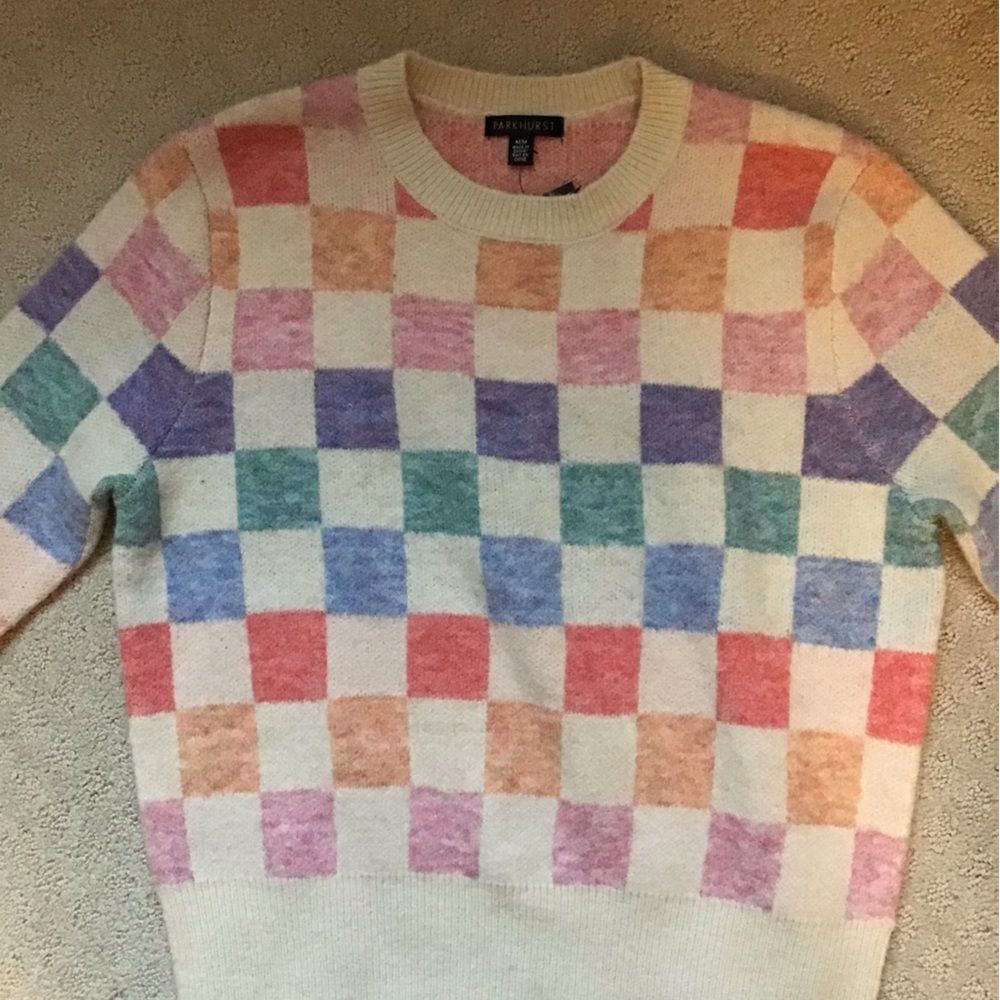 Parkhurst Liliana Checker sweater